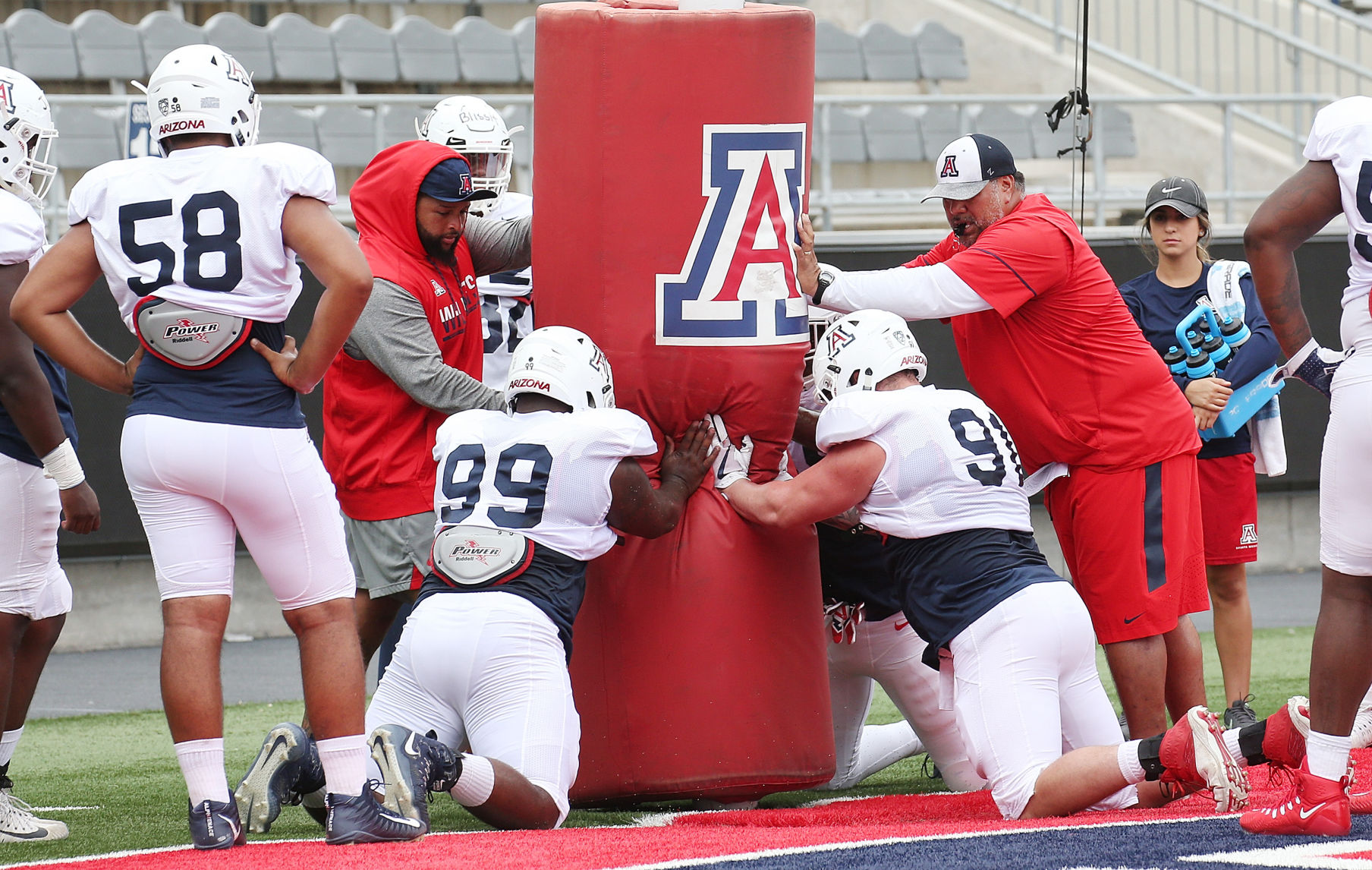 Arizona Wildcats football practice